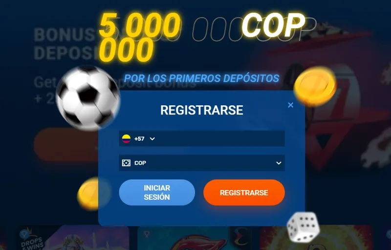 Formulario de registro de MostBet para jugadores de Colombia