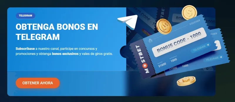 Participa en actividades en el canal de Telegram de MostBet y recibe recompensas