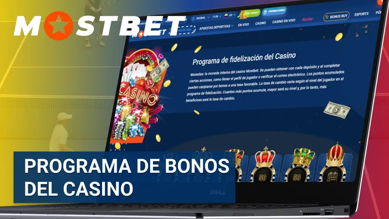 Programa de bonos del casino de Mostbet Colombia con recompensas para jugadores activos