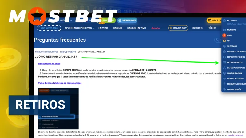 Opciones de retiro rápidas y confiables para usuarios de Mostbet Colombia