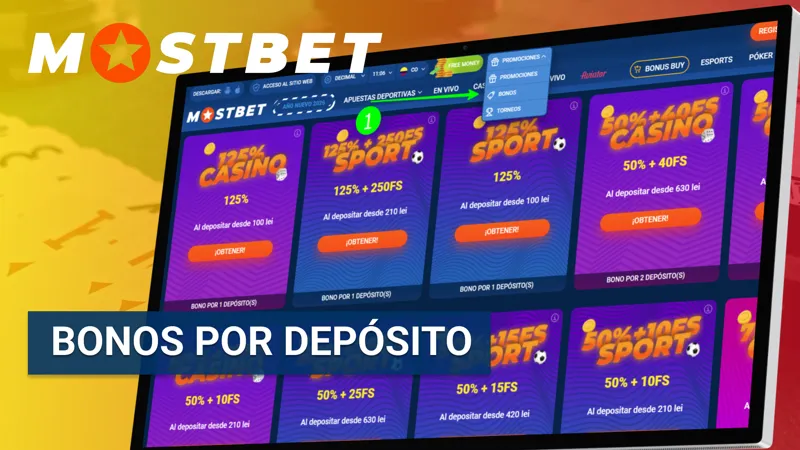 Bonos por depósito en Mostbet Colombia que ofrecen porcentajes adicionales al recargar su cuenta