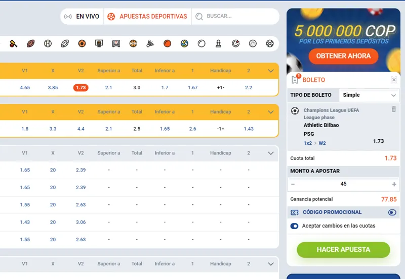 Guía sencilla para realizar una apuesta en Mostbet Colombia paso a paso.